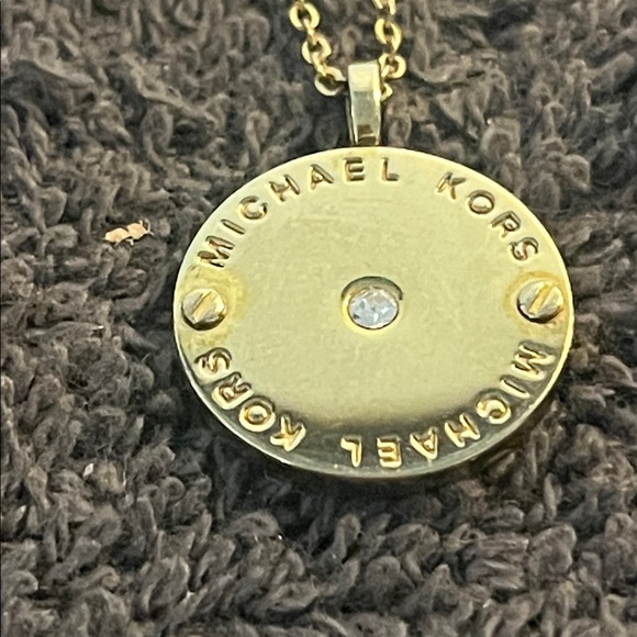 Michael Kors Gold Necklace and Earring Set - Picture 4 of 7